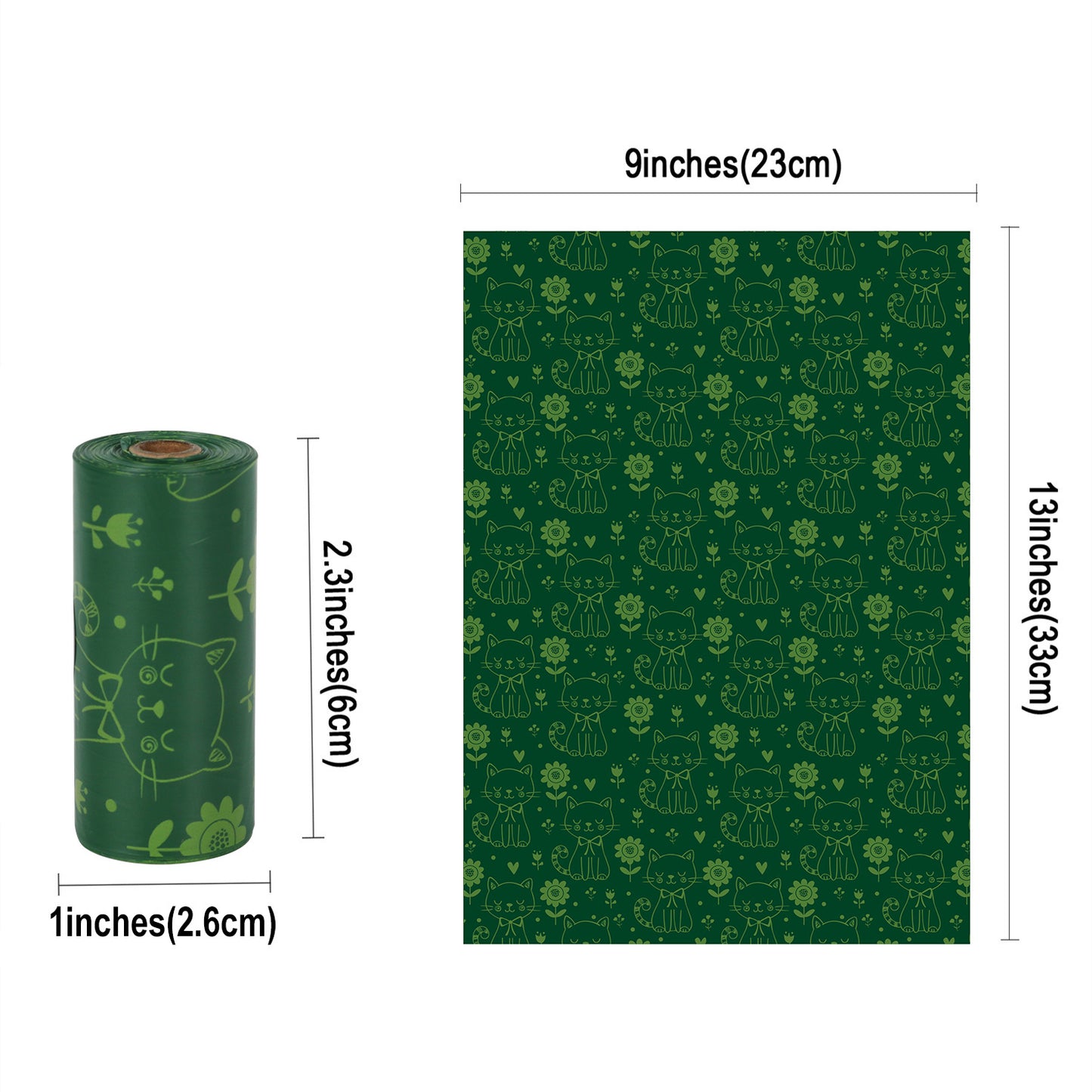 60 Rolls Of Biodegradable Pet Poop Bags Lemon Fragrance