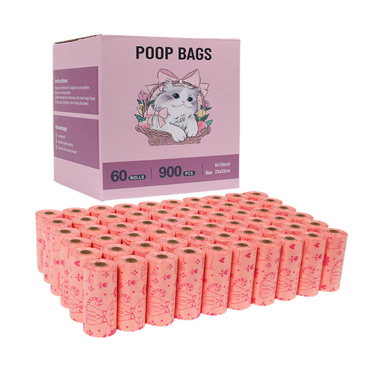 60 Rolls Of Biodegradable Pet Poop Bags Lemon Fragrance